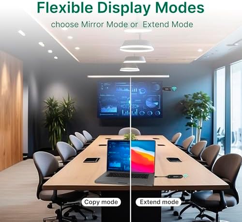 RGBlink Ask Nano 4K Wireless Presentation Kit,Wireless Screen Sharing USB-C Transmitter & HDMI Receiver for Conference Room & Classroom, Cast Screen Content to TV from Computer - Image 6
