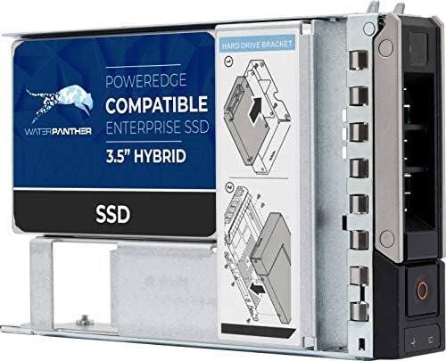 Water Panther 1.92TB 3D TLC SATA 6Gb/s 3.5" Solid State Drive | Hybrid Tray for Dell EMC PowerEdge Servers | Enterprise SSD Compatible with 14G Convert Tray (Renewed) by Amazon+Renewed