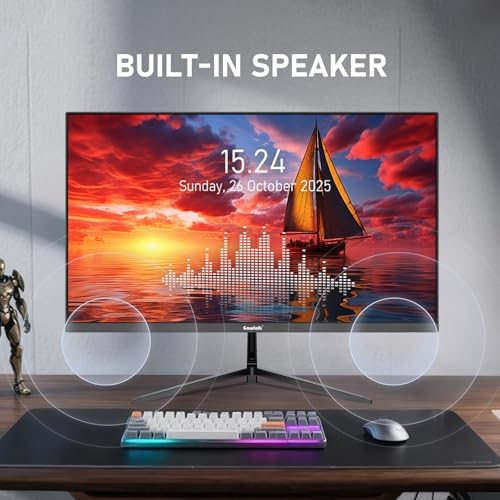 Gawfolk 27 inch IPS 2K QHD Computer Monitor 75Hz Gaming PC Screen - Image 4