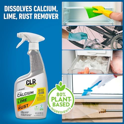 CLR Brands Calcium Lime & Rust Remover 22 oz. Spray Bottle, - Image 2
