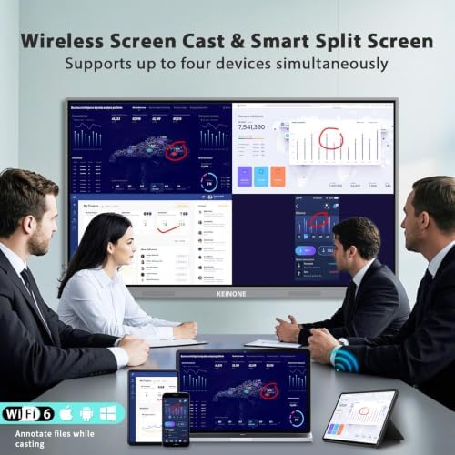 55'' 4k Smart Board Touchscreen Interactive Whiteboard for Classroom Office - Image 4