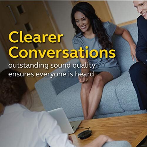 Jabra Speak 510+ Portable Speaker for Music and Calls Black - Image 3