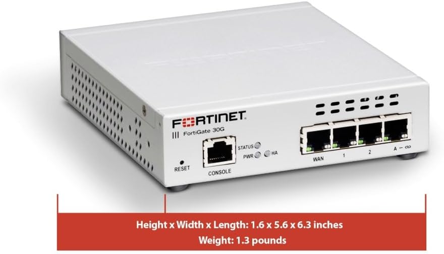 FortiGate-30G Network Security Appliance Plus 5 Year FortiGuard Enterprise Protection and FortiCare Premium (FG-30G-BDL-809-60) - Image 3
