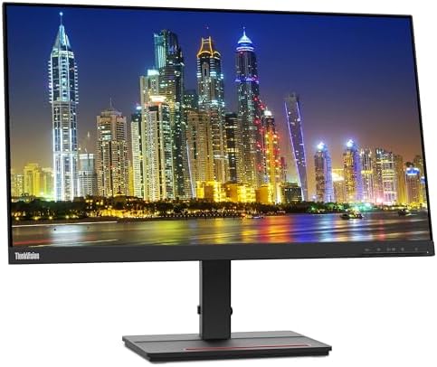 Lenovo ThinkVision S24e-20 23.8" Full HD WLED LCD Monitor 2-Pack Bundle with 250 Nit Brightness, FreeSync, 1920 x 1080, Vertical Alignment, HDMI-VGA, Raven Black - Image 2