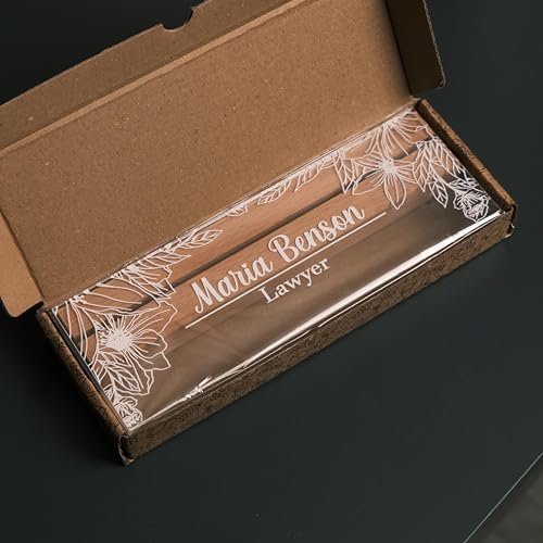 Personalized LED Desk Name Plate – Custom Office Name Sign - Image 5