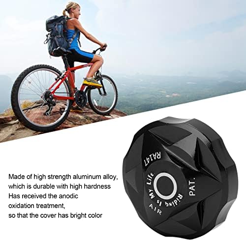 Buachois Bike Front Fork Cover, Suspension Cap, Front Fork Air Chamber Cover with 3 Washer, Shock Absorption Air Gas Shoulder Cover Valve Protector Parts for Mountain Bike Road Bike MTB Protection - Image 4