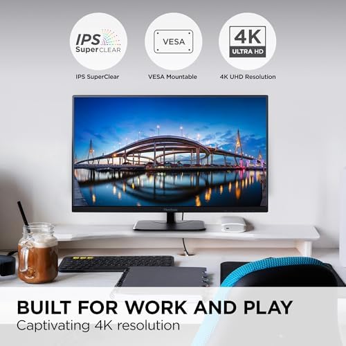 ViewSonic VA2756-4K-MHD 27 Inch 4K UHD Computer Monitor, IPS, HDR10, HDMI - Image 2