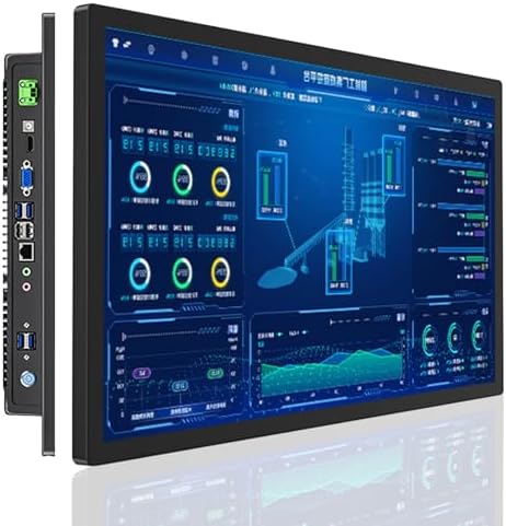 Industrial Embedded Panel PC, Win 10 Computer with 10 Points Touchscreen, IP65 All-in-One Computer, for Office/Automation/Kiosk/Bar/Warehouse 17inch-i3-3217U(4GRAM+128GSSD) by Unknown