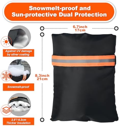 Outdoor Faucet Hose Bib Wall Taps Outside Covers, Black,1pc - Image 2