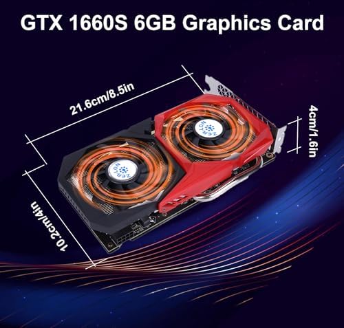 ZER-LON GeForce GTX 1660 Super 6GB Graphics Cards, GDRR6 192Bit PCIE 3.0X16 Computer Gaming Gpu, Dual Freeze Fans Video Card with HDMI/DP/DVI Ports Support 4K and 8K HD - Image 6
