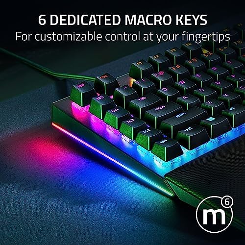Razer BlackWidow V4 Mechanical Gaming Keyboard, Green Switches - Image 4