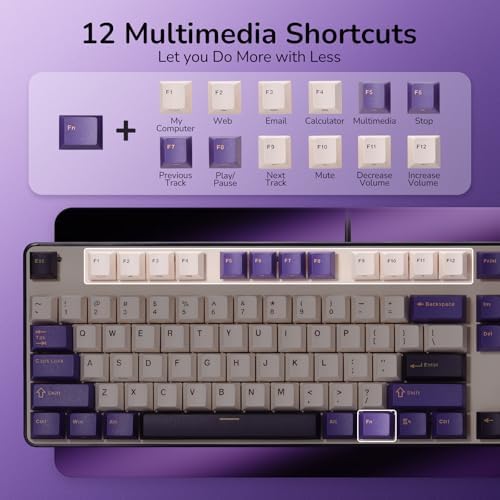 RK ROYAL KLUDGE RK920 Full Size Mechanical Keyboard Wired, RGB Backlit - Image 3