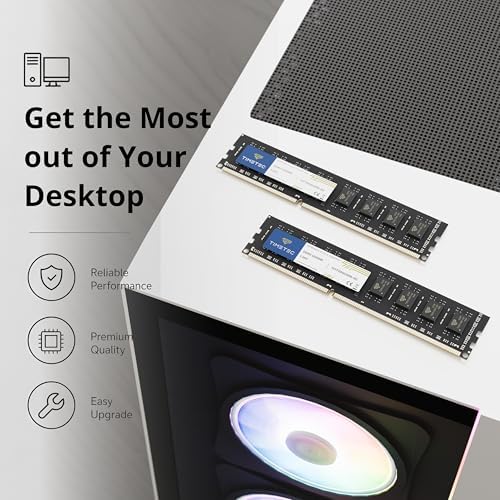 Timetec Premium 16GB KIT(2x8GB) DDR3 / DDR3L 1333MHz PC3-10600 Non-ECC Unbuffered 1.5V / 1.35V CL9 2Rx8 Dual Rank 240 Pin UDIMM PC Desktop Computer Memory RAM Upgrade (16GB KIT(2x8GB)) - Image 3