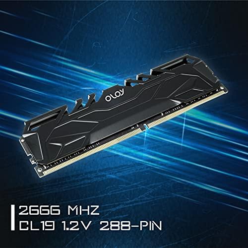 OLOy DDR4 RAM 16GB (2x8GB) Black Owl 2666 MHz CL19 1.2V 288-Pin Desktop UDIMM (MD4U082619BJDA) - Image 4