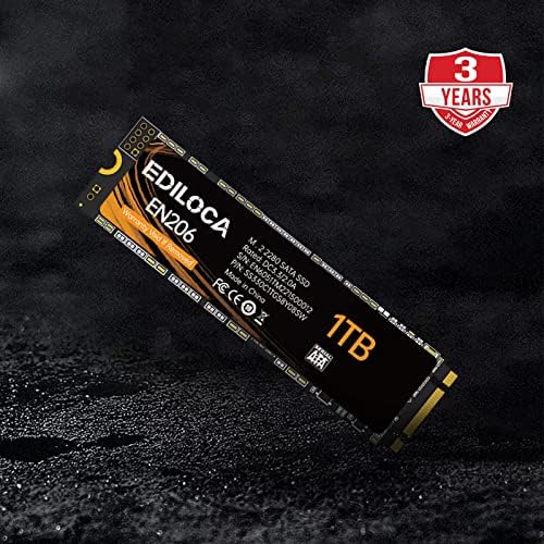 Ediloca EN206 1TB SSD M.2 SATA III 6Gb/s 3D TLC NAND, M.2 2280 SSD Internal Solid State Drive, Read/Write Speed up to 550/480 MB/s, Compatible with Laptop & PC Desktop - Image 6