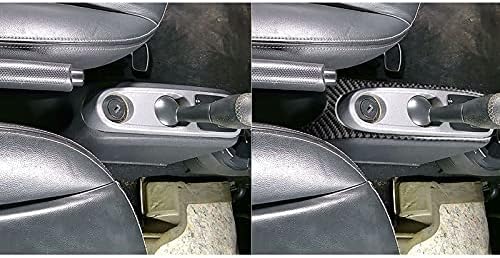 Real Black Carbon Fiber Car Center Console Gear Shift Outside Panel Frame Decoration Trim Sticker Compatible with Benz Smart Fortwo 2011 2012 2013 2014 2015 Auto Interior Accessories 1pc - Image 5