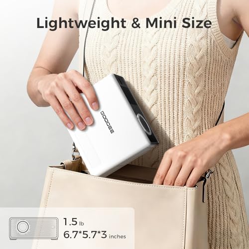 GOODEE Mini Projector with WiFi and Bluetooth - Built-in Apps - Image 6