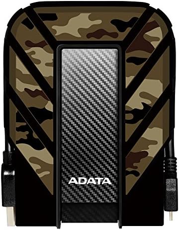 ADATA HD710M Pro 1TB USB 3.2 Rugged Waterproof/Dustproof/Shockproof External Hard Drive AHD710MP-1TU31-CC (Camouflage) by ADATA