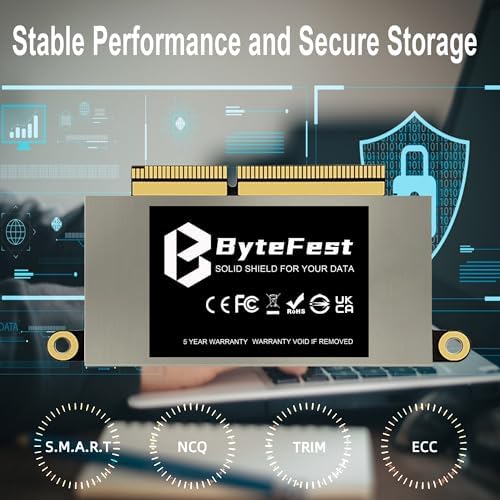 SSD 256GB, NVMe PCIe 3.0x4, Replacement for MacBook Pro Retina 13" A1708 (Late 2016, Mid 2017) EMC 2978/3164 Non-Touch Bar Models - Image 6