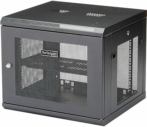 StarTech 9U Wall-Mount Cabinet, 19in, 4-Post, 18.9in Deep (RK920WALM) by StarTech