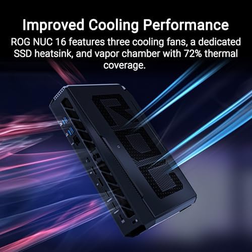 ROG NUC 16 Gaming Mini PC, AI Desktop | Ultra 7 270HX Plus, RTX 5060 GPU - Image 4