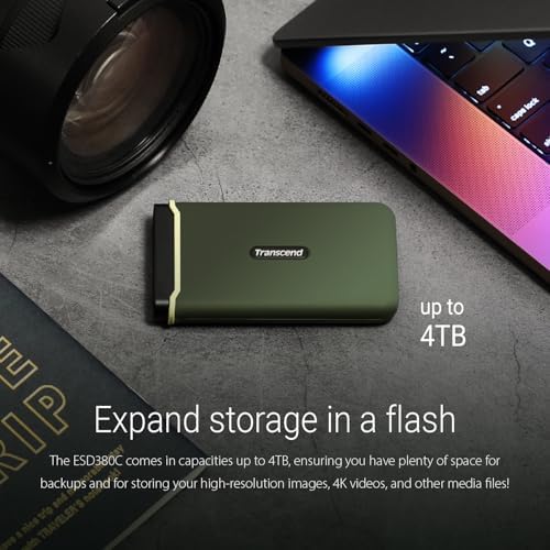 Transcend 4TB ESD380C Portable SSD Up to 2000MB/s Shock-Resistant, Type C - Image 6