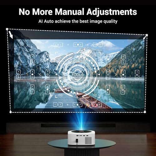 HAPPRUN Outdoor Smart Projector 4K Decoding, Built-in Apps, 30W Dolby Audio - Image 4