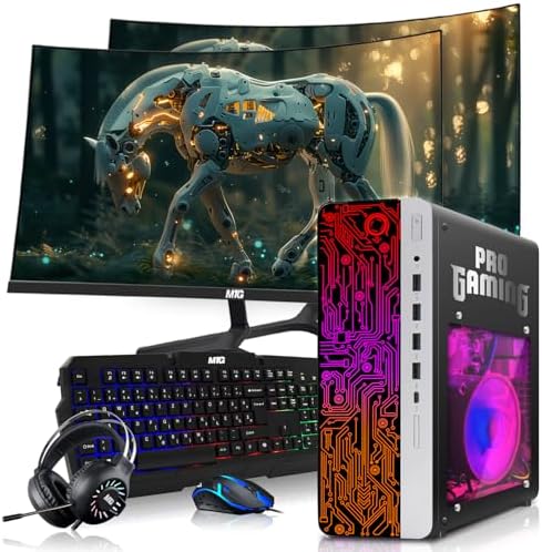 HP G4 Gaming PC, AMD Ryzen 3 Pro, 16GB RAM, 256GB SSD + 2x500GB HDD Win 11 by Amazon+Renewed