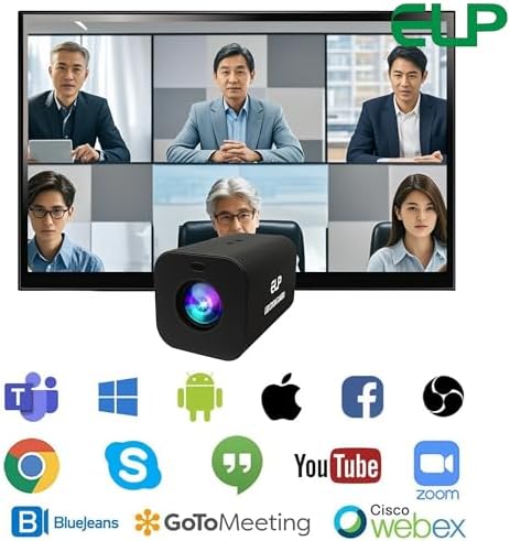 ELP 21X Zoom 4K 30fps USB Camera 1080P 60fps HDMI USB Webcam Autofocus Manual Focus PC Web Cam H.265 H.264 High Speed Web_Camera for Church Streaming Video Conference (21X Zoom) - Image 6