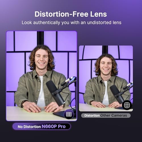 NexiGo N660P Pro 4K Webcam with Distortion-Free Lens, 1080p 60 fps Autofocus USB Streaming Camera, 3DNR, Noise-Canceling Mics & Privacy Cover, Web Cam for Gaming/Live Streaming/PC/Mac/Switch 2, Pink - Image 4