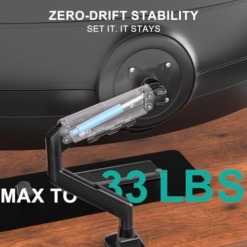 WALI Ultrawide Single Monitor Arm for 17-49 inch Curved Screen, up to 33lbs - Image 3