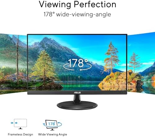 ASUS VP229Q 22 Inch 1080P FHD Computer Monitor, HDMI, DisplayPort, VGA - Image 2