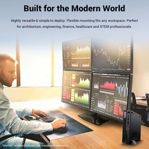 Lenovo ThinkStation P3 Intel Core i5-14500 14-Core Business Mini Desktop - Image 5