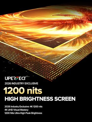 UPERFECT Portable Monitor 4K 16" 1200 Nits, 145% sRGB Laptop Monitor - Image 2