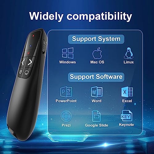 Wireless Presentation Clicker Remote for PowerPoint, Presenter - Image 6