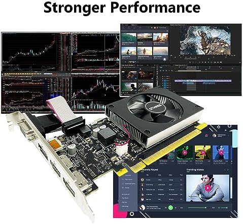 QTHREE GeForce GT 730 4GB Graphics Card,2X HDMI, DP,VGA,DDR3,64 Bit,Low Profile Video Card for PC,Computer GPU,PCI Express X8,SFF,DirectX 12,Support Winows 11 - Image 5