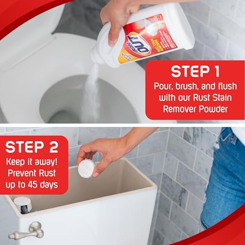 Iron OUT Rust Stain Remover Automatic Toilet Bowl Cleaner, 2 Tablets - Image 2