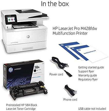 HP Laserjet Pro Multifunction M428fdw Wireless Laser Printer (W1A30A) (Renewed) - Image 3