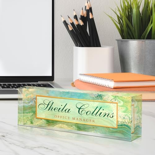Custom Name Plate for Desk, Employee Appreciation Gifts, Office Decor - Image 2