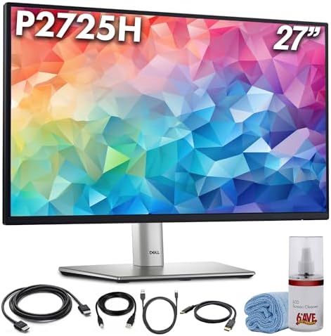 Dell P2725H 27" FHD 100Hz Monitor + Cleaning Kit Bundle by Dell