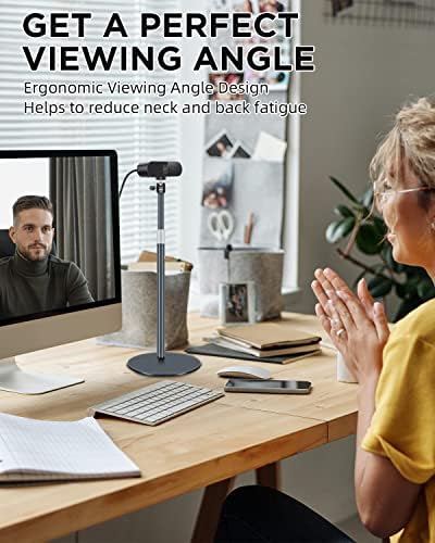 Webcam Stand, Light Stand Tripod with 360° Rotatable Ballhead for DSLR Camera, Ring Light, Webcam, Desktop Tripod for Video Recording, Shooting, Game Streaming, YouTube - Image 6