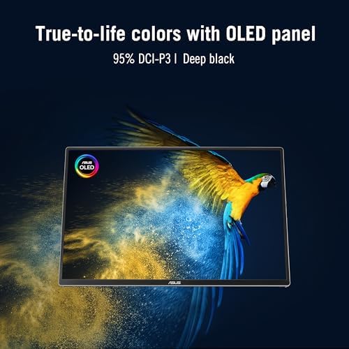 ASUS ZenScreen MQ16FC 15.6 Inch16:10 USB-C OLED Portable Monitor - Image 2