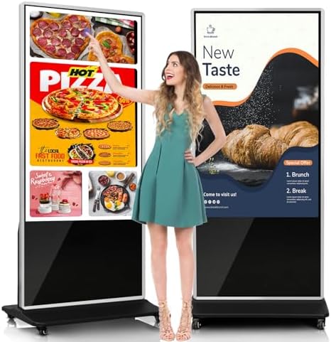 65" Touch Digital Signage Display Kiosk Floor Stand Advertising by InteractiveBoardSpecialist