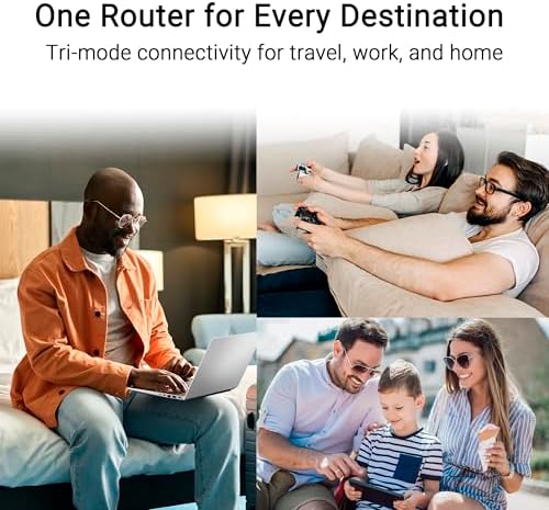 ASUS RT-AX50 Go Dual-Band WiFi 6 Portable Travel Router, 1500 Mbps, 4G/5G Tethering, Public WiFi (WISP) Mode, VPNs, RV/Cruise/Mobile, USB-C Powered, Pocket Size, Easy Setup - Image 3
