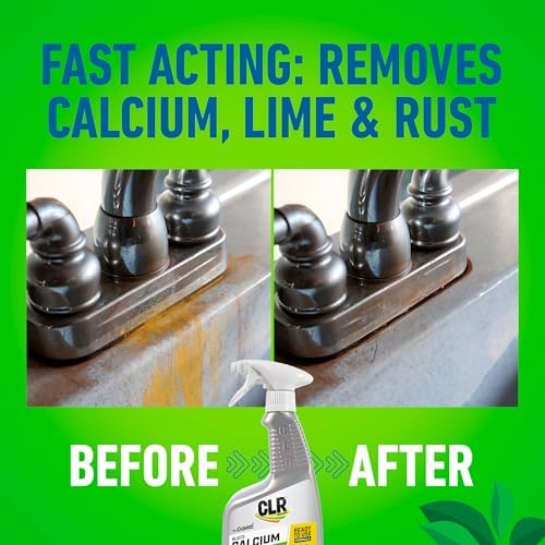 CLR Brands Calcium Lime & Rust Remover 22 oz. Spray Bottle, - Image 5