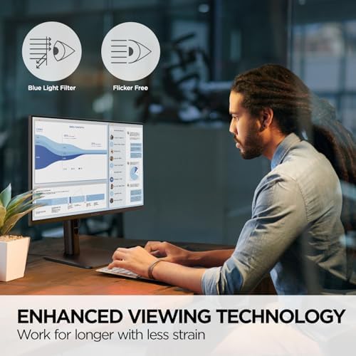 ViewSonic VG2242 22 Inch 1080p Monitor, VA Display with 120Hz for Smooth Home and Office Productivity, Advanced Ergonomics, HDMI, DisplayPort, VGA, and USB Inputs - Image 3