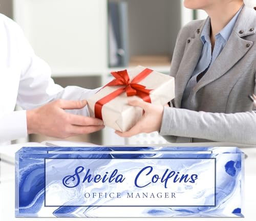 Custom Name Plate for Desk, Employee Appreciation Gifts, Office Decor - Image 6