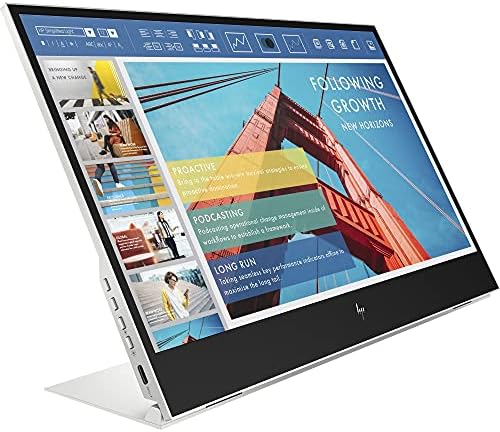 HP E14 G4 14" Class Full HD LCD Portable Monitor - 16:9 - Silver - 14" Viewable - in-Plane Switching (IPS) Technology - 1920 x 1080-400 Nit - 5 msGTG (OD) - 60 Hz Refresh Rate - USB Hub by Unknown