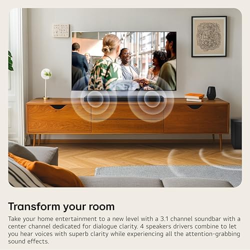 LG S60T 3.1 ch. Soundbar with Wireless Subwoofer, Dolby Audio, TV Synergy, Wow Interface, AI Sound Pro - Black - Image 2