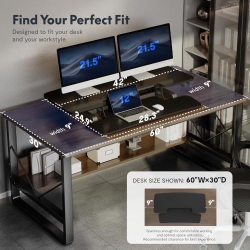 FLEXISPOT Standing Desk Converter, 42", Black - Image 5
